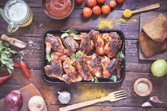 Poulet grillé en marinade aigre-douce