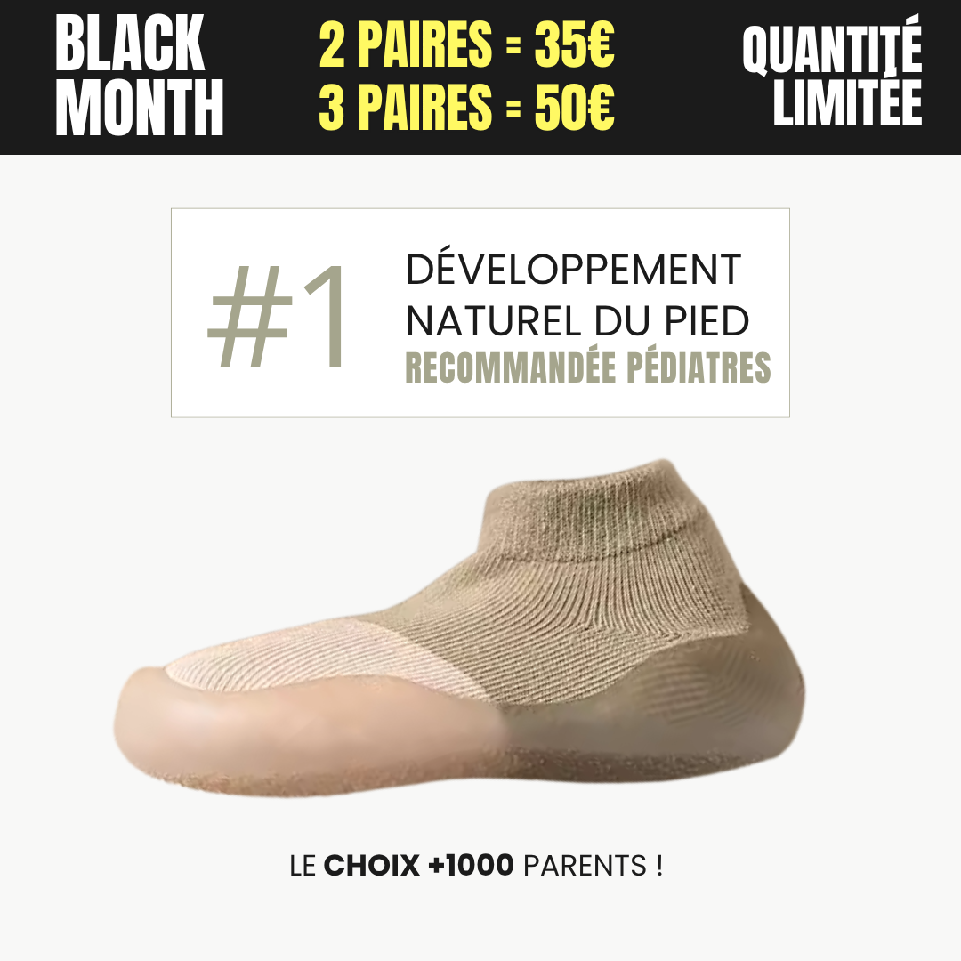 Black Month - Chaussures souples et antidérapantes